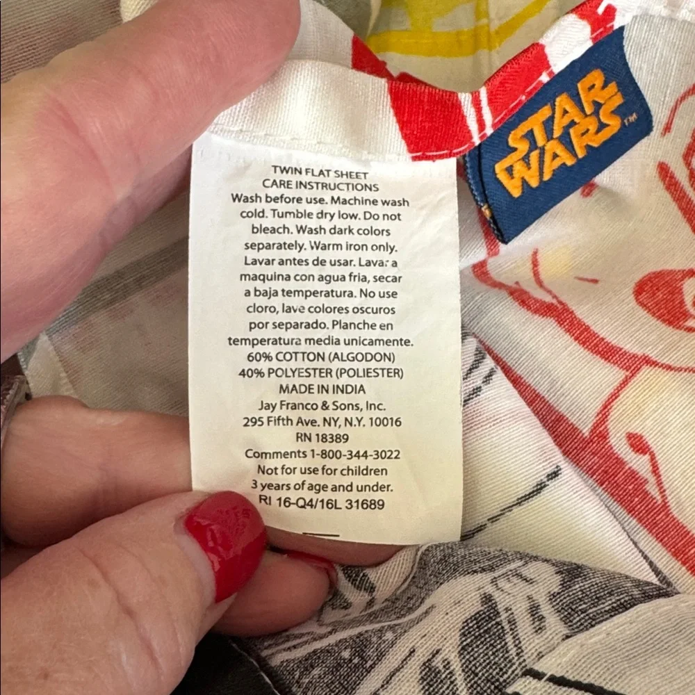 Star Wars Twin Flat Sheet